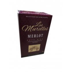 BIB 5L IGP MERLOT Les Murelles rouge