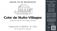 AOC COTE DE NUITS VILLAGES RGE 13,70° DNE CORNU & FILS